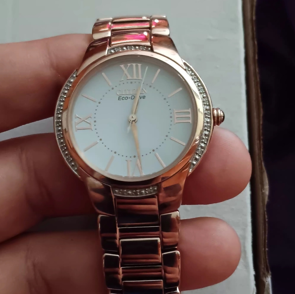 Citizen Eco Drive Rose Gold Womens Watch